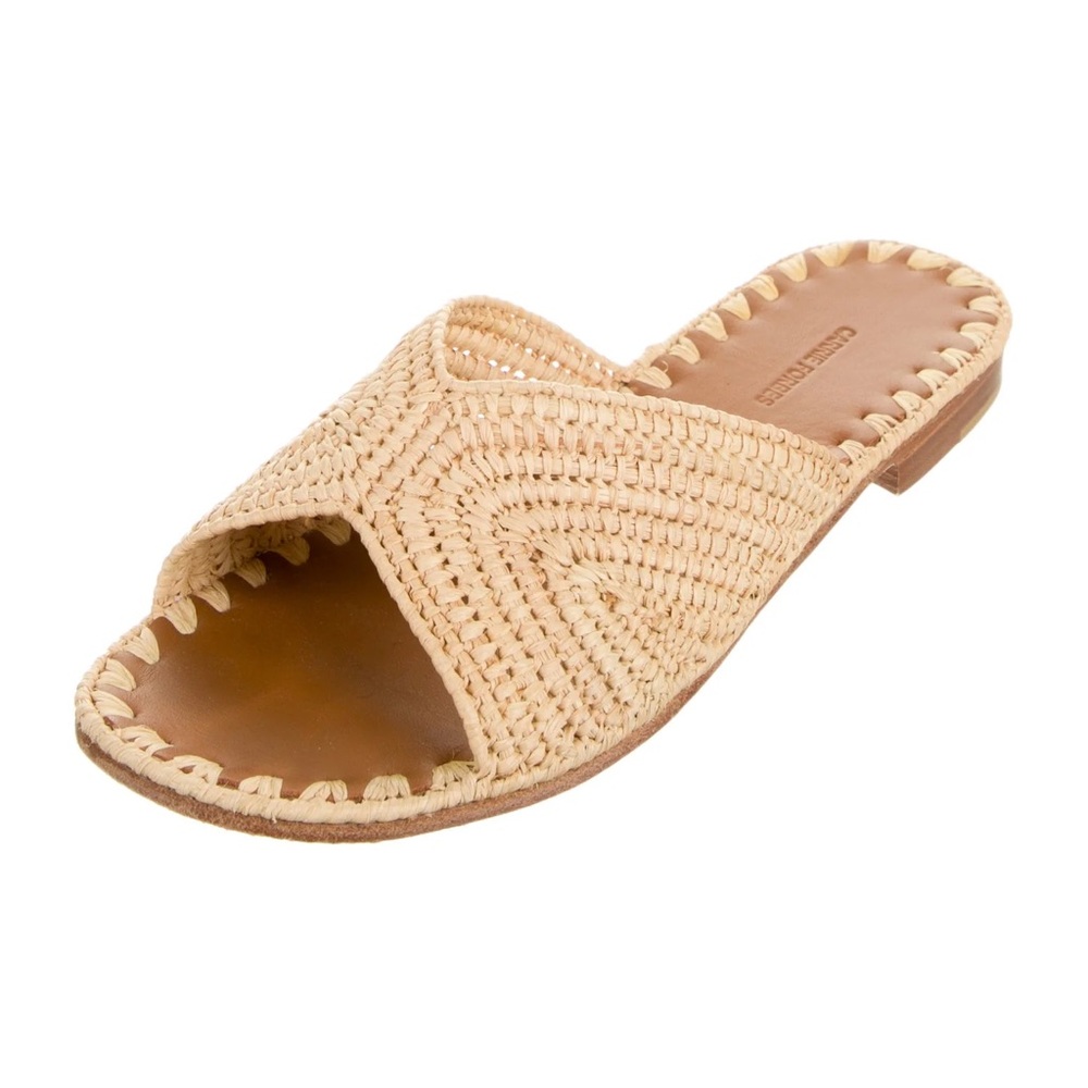 Carrie Forbes Salon Raffia Sandal Size 9